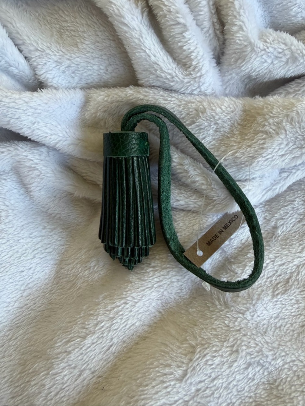 Portland Leather Pom Tassel - Lagoon